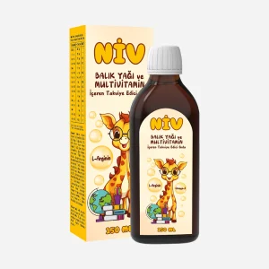 Hüma Niv Mutiomega Balık Yağı ve Multivitamin İçeren Takviye Edici Gıda