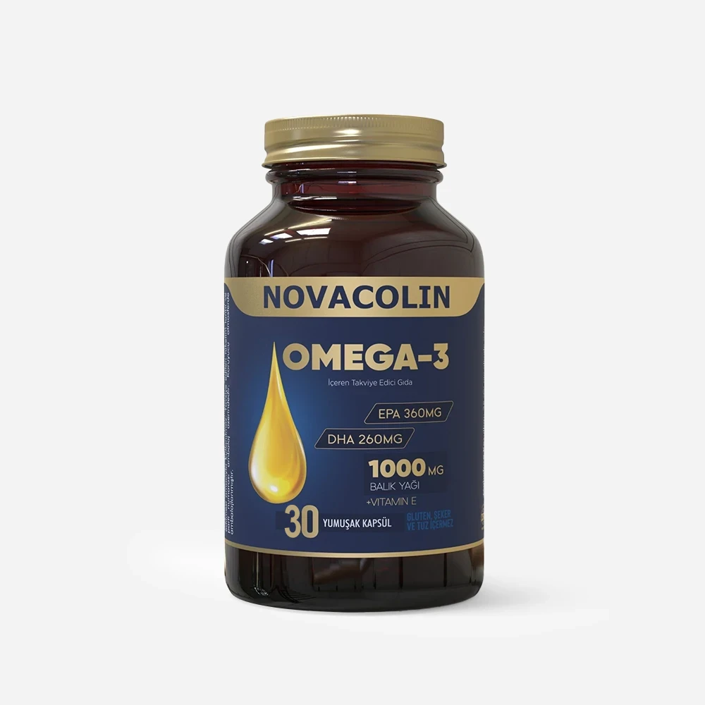 Novacolin Omega 3 - 30 Kapsül Softgel